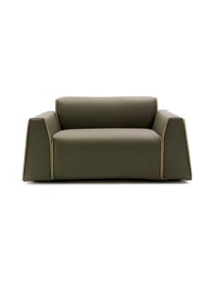 Parker Armchair Upholstered Coated with Fabric by Milano Bedding Sales Online