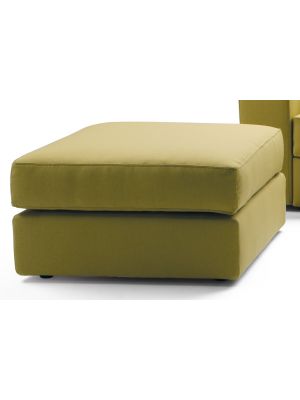 Melvin Pouf Upholstered Coated with Fabric by Milano Bedding Sales Online