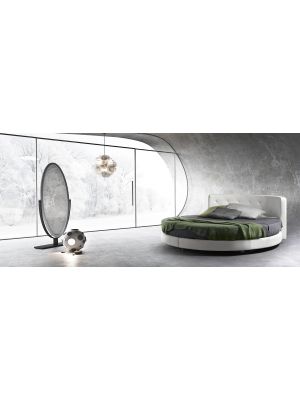 Rondò Round Bed Ecoleather Coated by SedieDesign Online Sales