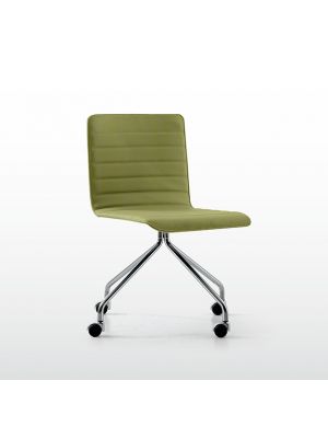 Rudy 2.0 0363 Desk Chair Metal Base Wool Seat by Quinti Online Sales