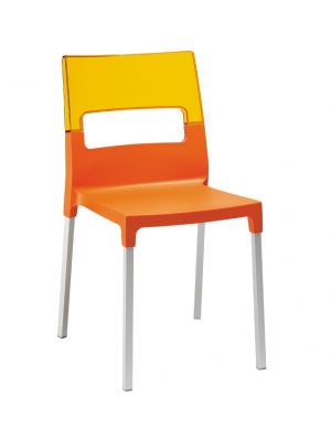 Diva Chair Seat in Technopolymer and Legs in Aluminum by Scab Online Sales