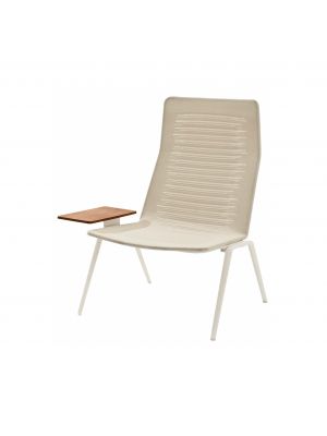 Zebra Knit 452T high design lounge armchair suitable for outdoor use by Fast online sales on www.sedie.design