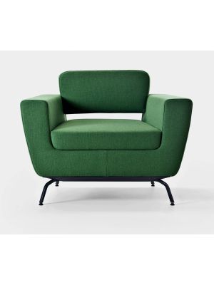 Serie 50 8715 waiting armchair coated in fabric suitable for contract by LaCividina buy online