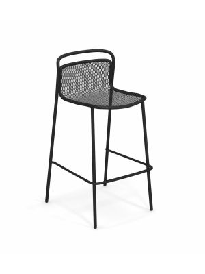 Modern 636 high design steel stool suitable for outdoor use by Emu online sales on www.sedie.design