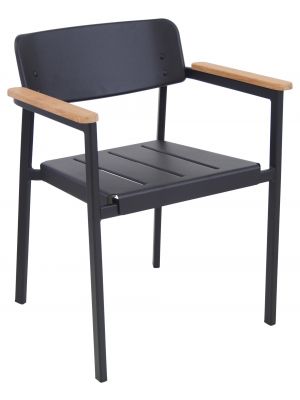 Shine 248 chair with armrests aluminum structure suitable for contract and outdoor use by Emu buy online