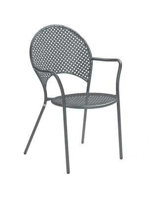 Sole 3403 stackable chair steel structure suitable for outdoor and contract use by Emu buy online