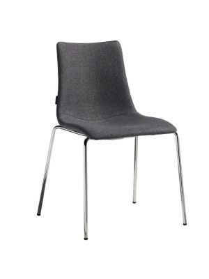 Zebra Pop 2640 stackable chair steel legs fabric seat by Scab buy online