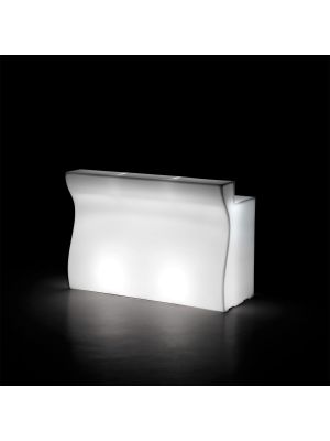 Bartolomeo Light bar counter polyethylene structure by Plust online sales