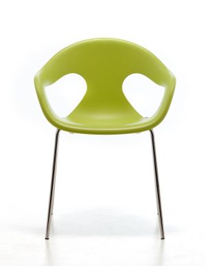 Sunny 4 Legs chair with armrests polypropylene seat by Arrmet buy online