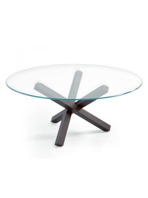 Aikido Round 130 Dining Table Glass Top by Sovet Sales Online