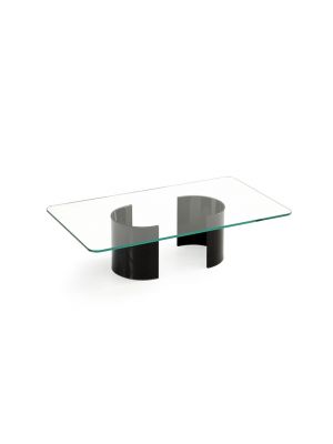 Sales Online Party Table Base in Glass Structure with Glass Top in Various Finishes by Sovet.