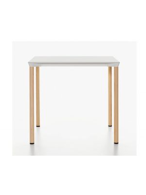 Monza Table 80x80 square table ash wood legs hpl top by Plank online sales on www.sedie.design
