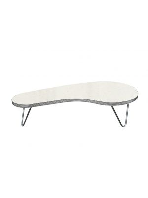 TO-17 Retro Coffee Table Boomerang Shape Steel Structure by Bel Air Sales Online