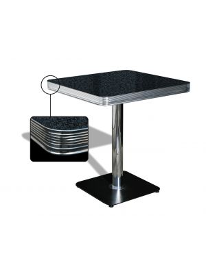 TO-23W Vintage Table for American Diner Steel Structure by Bel Air Buy Online