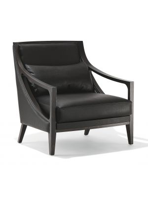 Toulouse XL Armchair Wooden Frame Leather Seat by Cabas Online Sales