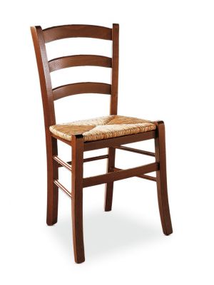Sales Online Venezia Chair Wood Structure Rice Straw Seat by O&G Calligaris.