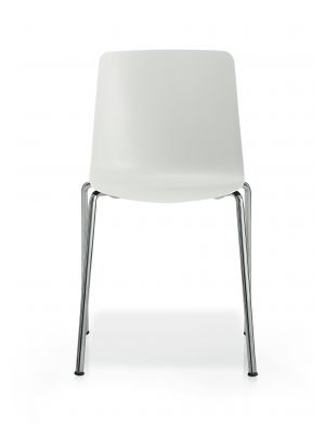 Vesper 1 Chair Polypropylene Seat Steel Legs by Colos Online Sales