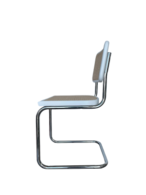 Cesca Chair  with white outline - Breuer replica - Straw seat chair - online shop