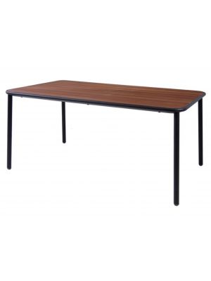 Yard 502/535 table aluminum structure wood top suitable for contract use by Emu online sales