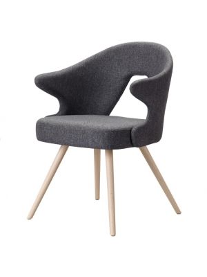 You small armchair wooden legs upholstered seat coated in fabric by Scab buy online