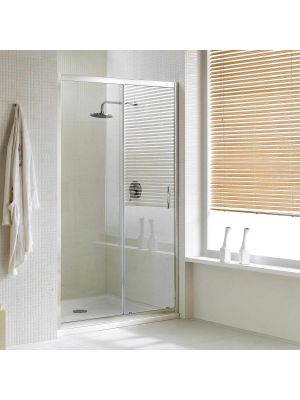 Young 1-Sliding-Door Shower Enclosure Glass and Anodized Aluminum Structure by SedieDesign Sales Online