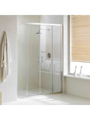 Young 2-Sliding-Doors Shower Enclosure Glass and Anodized Aluminum Structure by SedieDesign Sales Online