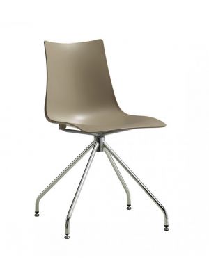 Zebra chair trestle steel base technopolymer seat suitable for contract use by Scab buy online